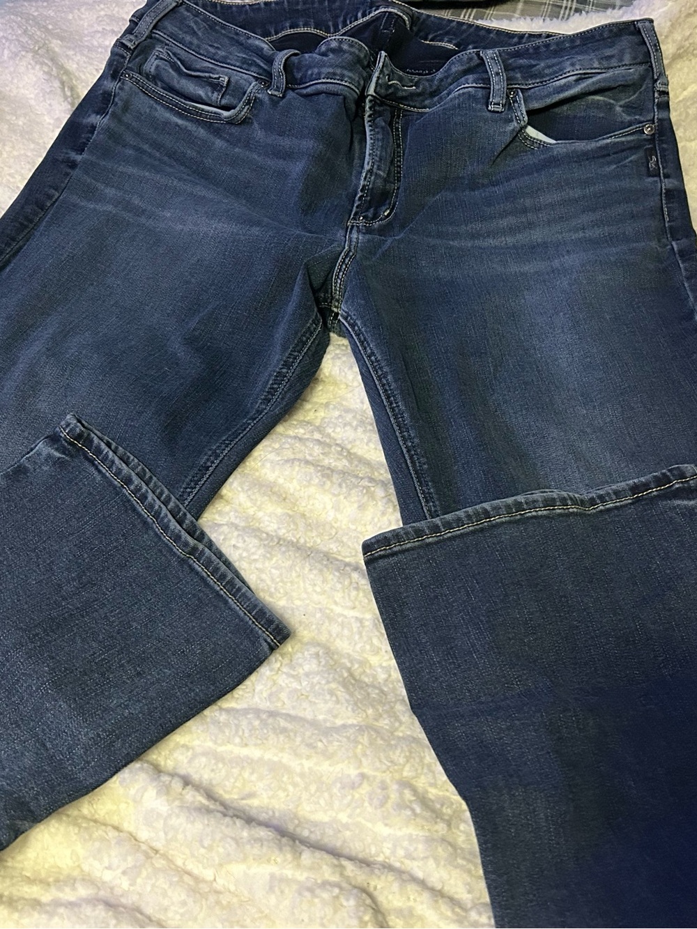 Silver Jeans Dark Blue Boot Cut Women's Jeans - Picture 3 of 5
